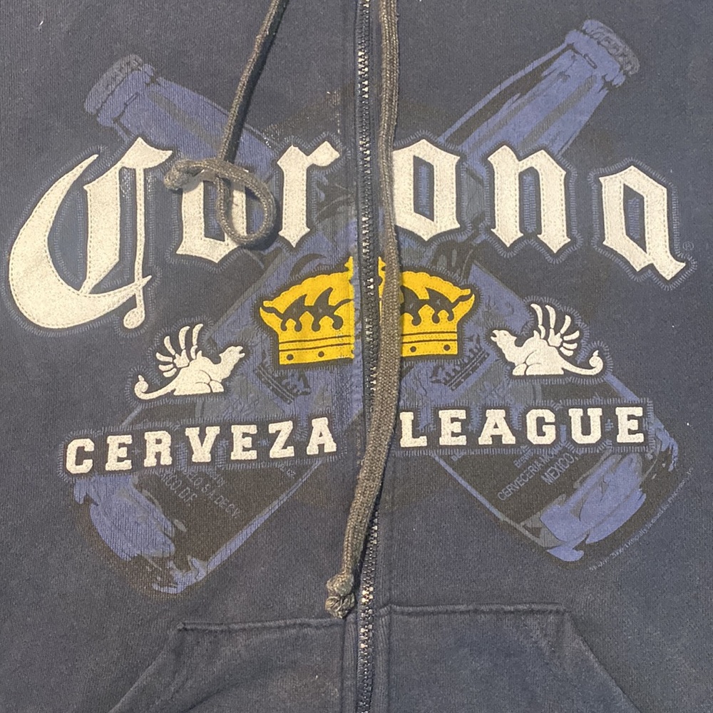 Corona mens zip up hoodie XL 🍺 - Picture 2 of 6